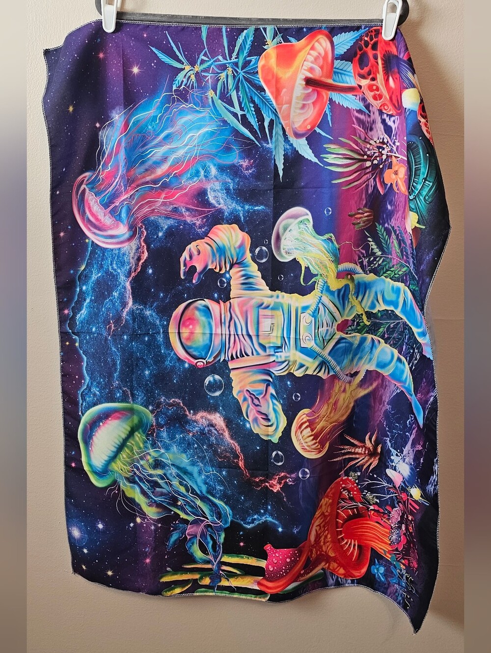 Psychadelic Astronaut Wall Tapestry